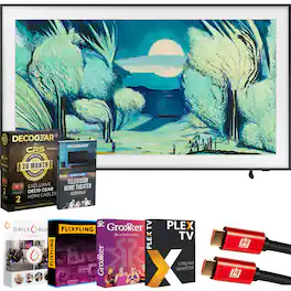 Samsung - 55" The Frame LS03FA QLED 4K Art Mode Vision AI Smart TV (2025) with 26 Month Extended Warranty Protection Plan Bundle