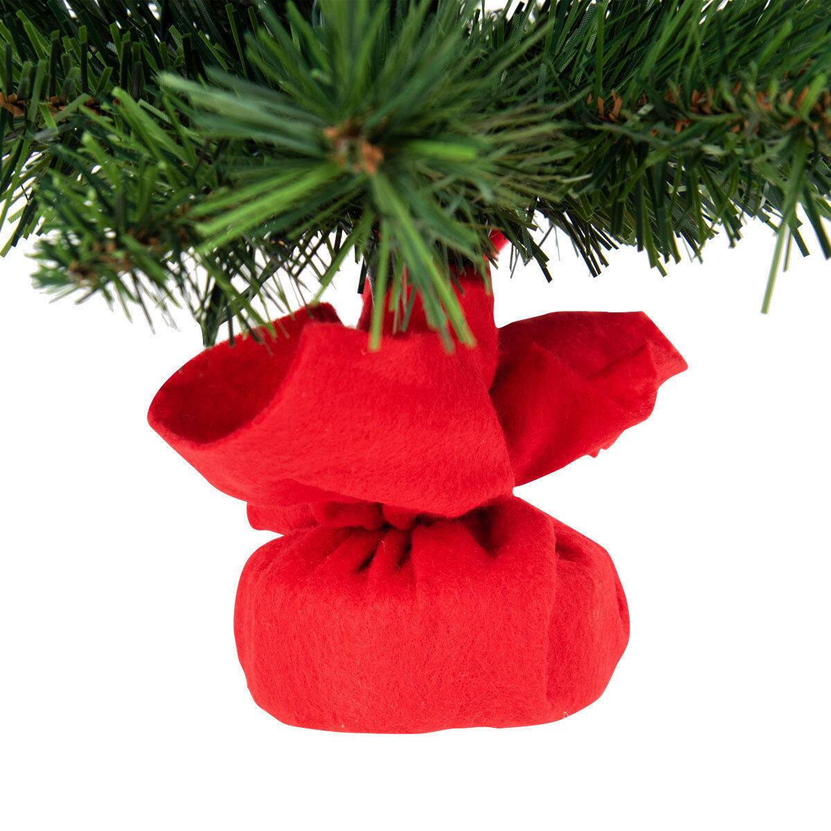 Alt View 8. Costway - Costway 2 FT Pre-Lit Tabletop Fir Artifical Christmas Tree Led Lights - Green.