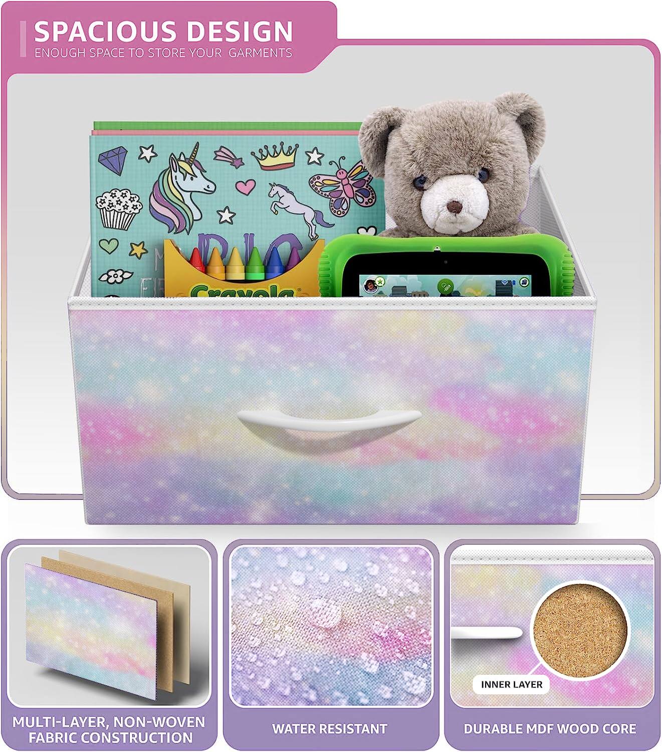 SPACIOUS DESIGN  
ENOUGH SPACE TO STORE YOUR GARMENTS  

Cuavela  

MULTI-LAYER, NON-WOVEN FABRIC CONSTRUCTION  
WATER RESISTANT  
DURABLE MDF WOOD CORE