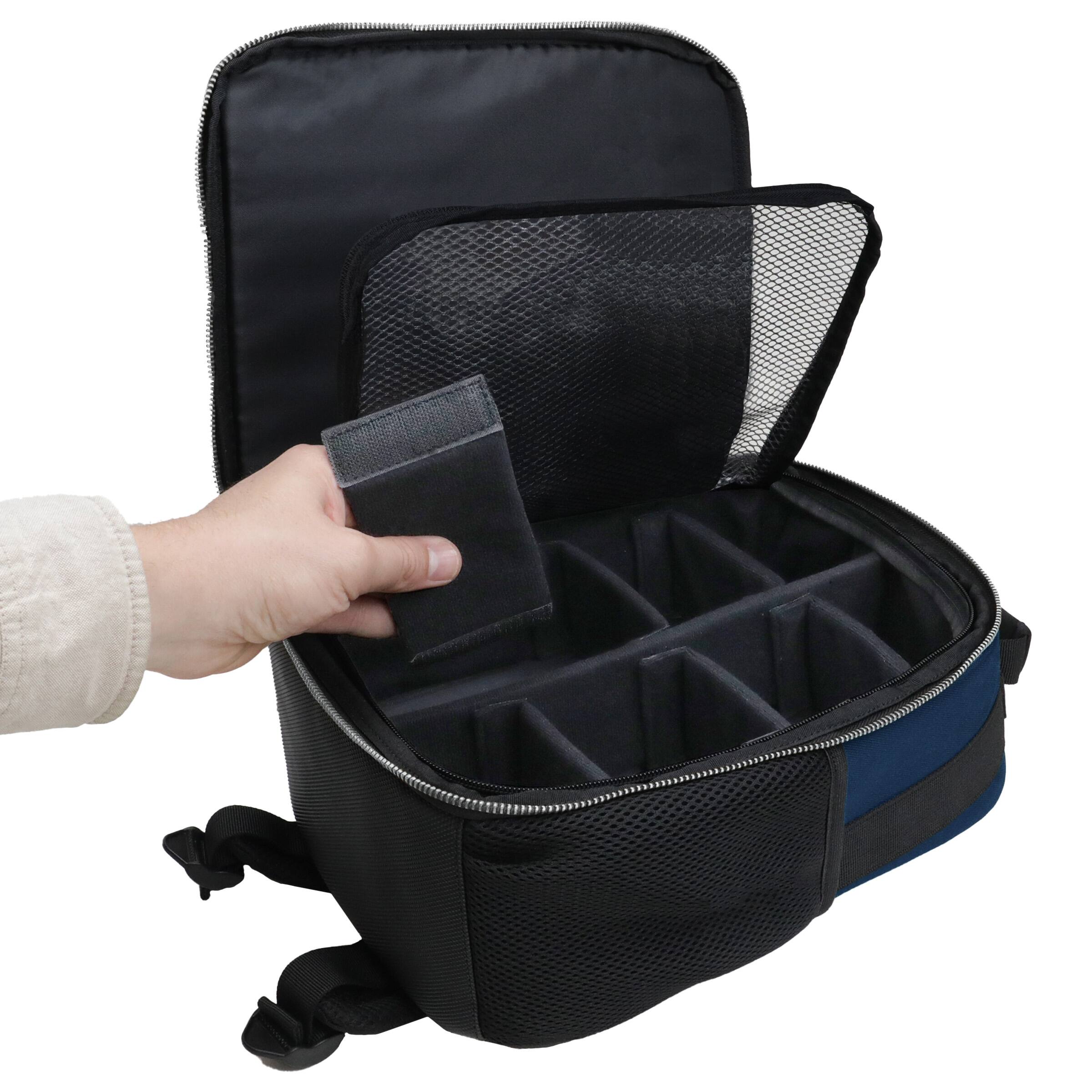 Alt View 5. ENHANCE - ENHANCE Collector's Edition Small MTG Backpack for Deck Boxes (Dragon Blue) - Dragon Blue.