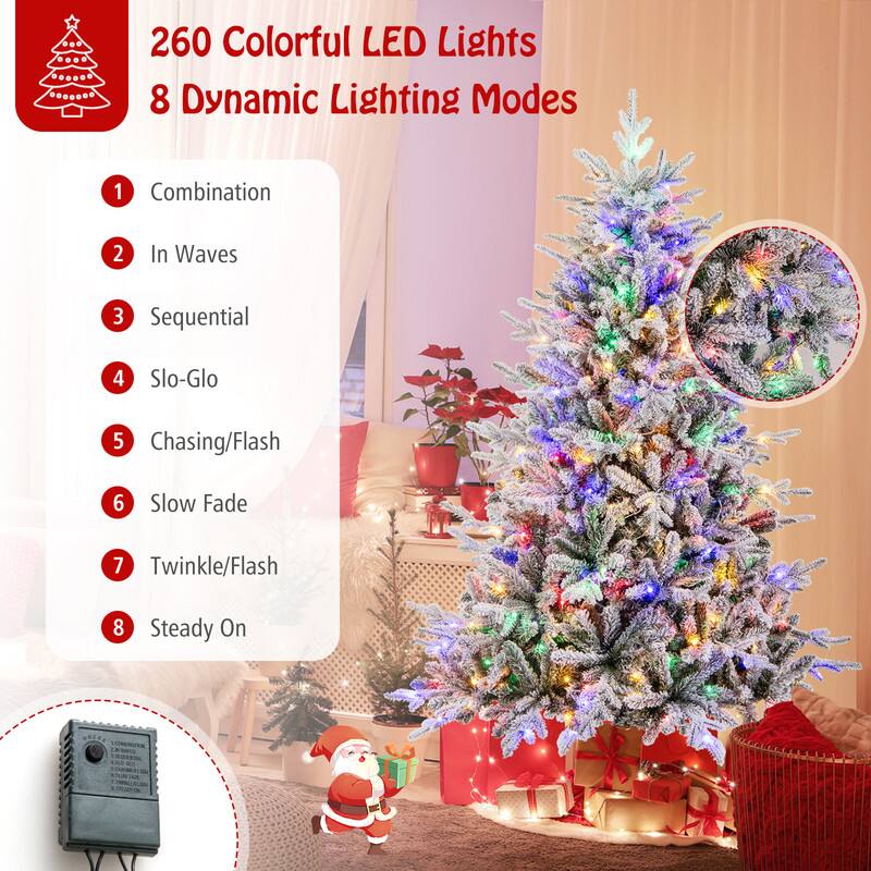 260 Colorful LED Lights  
8 Dynamic Lighting Modes

1. Combination
2. In Waves
3. Sequential
4. Slo-Glo
5. Chasing/Flash
6. Slow Fade
7. Twinkle/Flash
8. Steady On