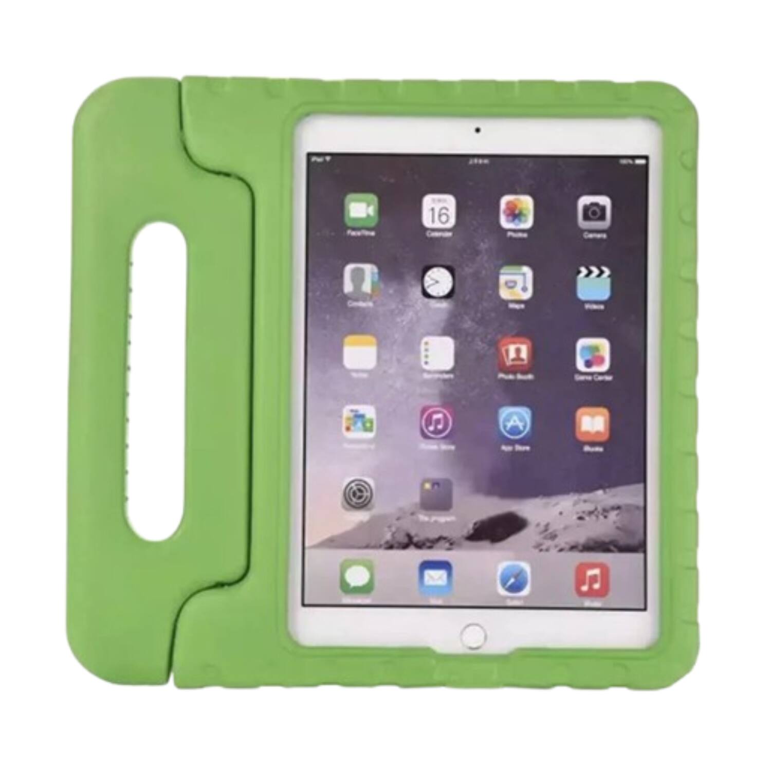 Front. Stock Preferred - Shockproof Case for iPad 9th Generation 10.2" Green - Green.