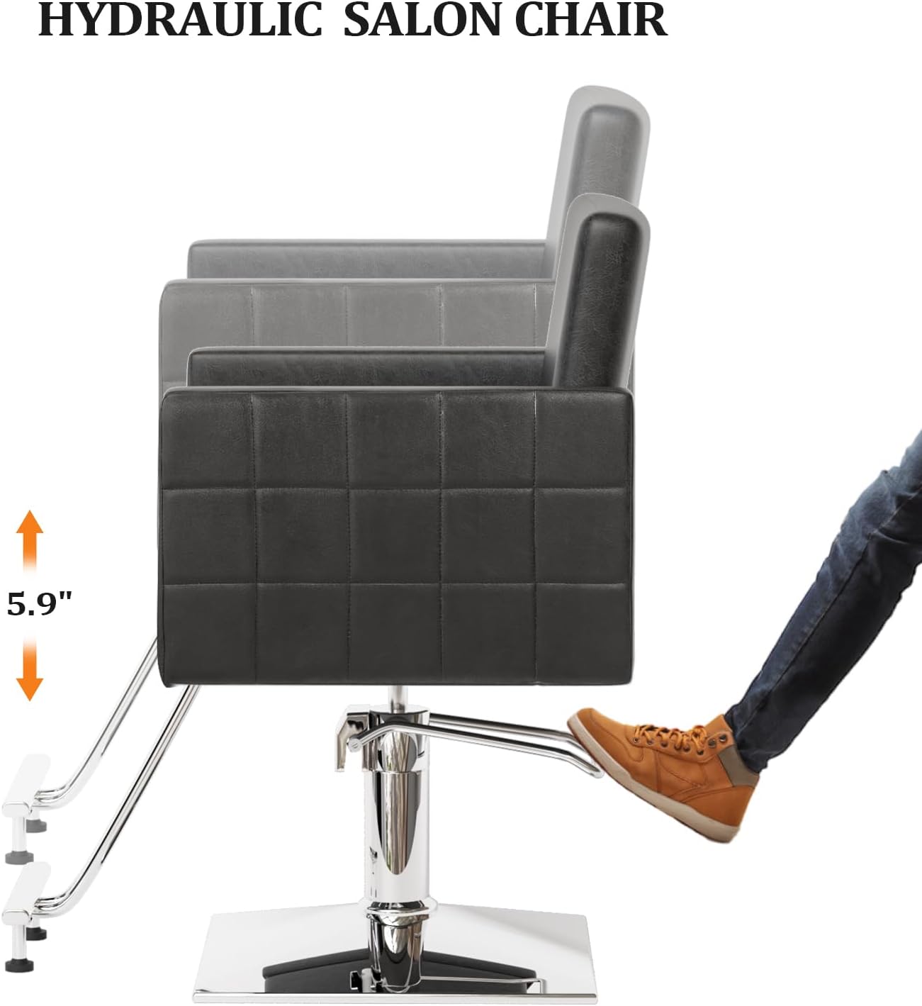 HYDRAULIC SALON CHAIR

5.9"