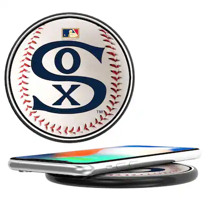 Front. Keyscaper - Chicago White Sox 15 Watt Wireless Induction Charger - Multicolor.