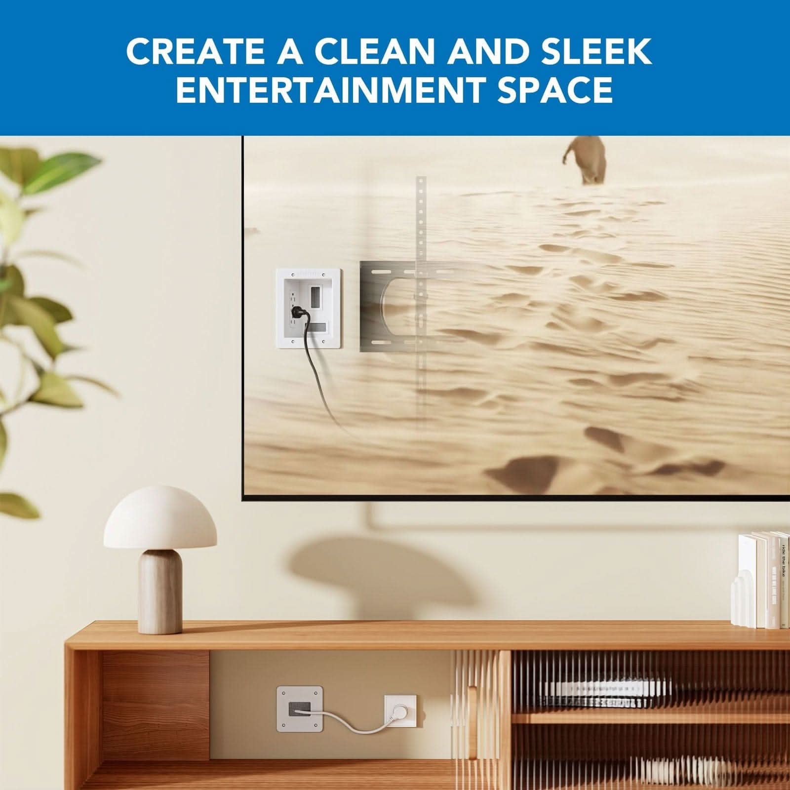 CREATE A CLEAN AND SLEEK ENTERTAINMENT SPACE