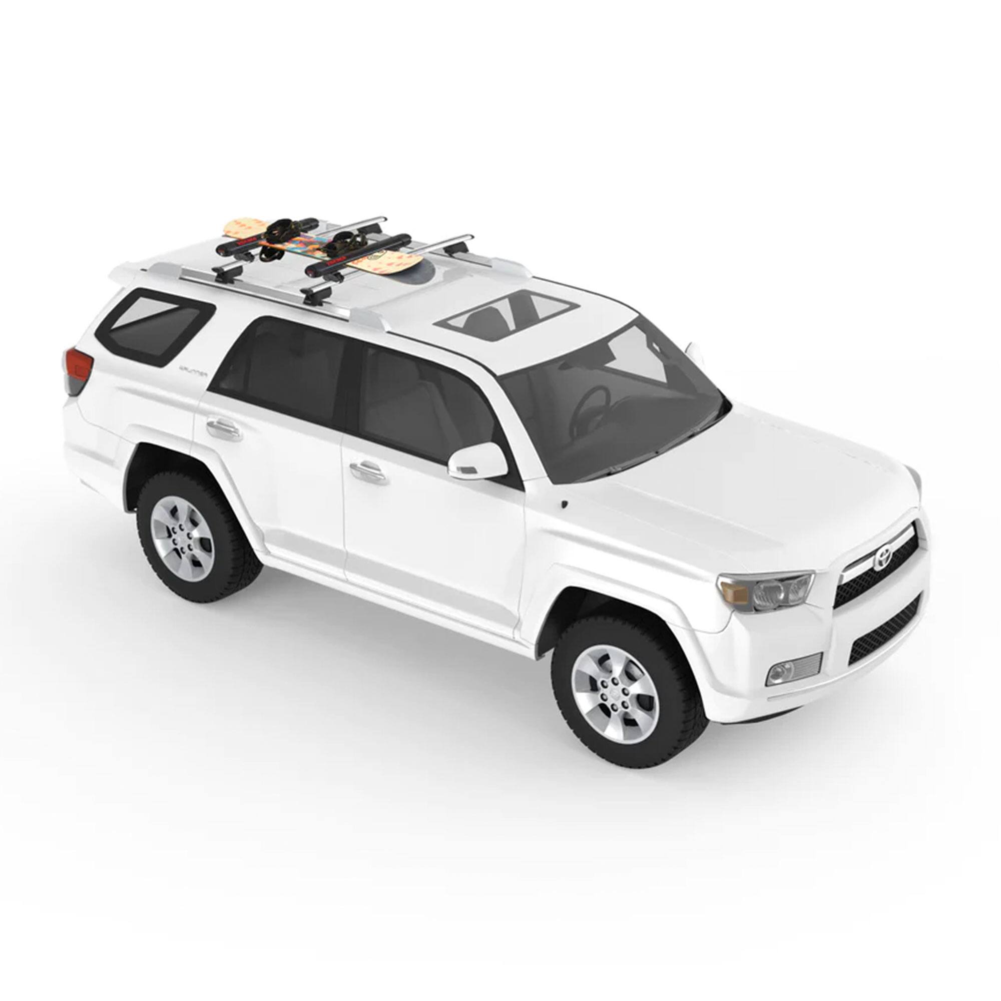 Alt View 6. Yakima - YAKIMA FatCat EVO 4 Skis or 2 Snowboards Mount Roof Rack, Fits T-Slot Crossbars - Black.