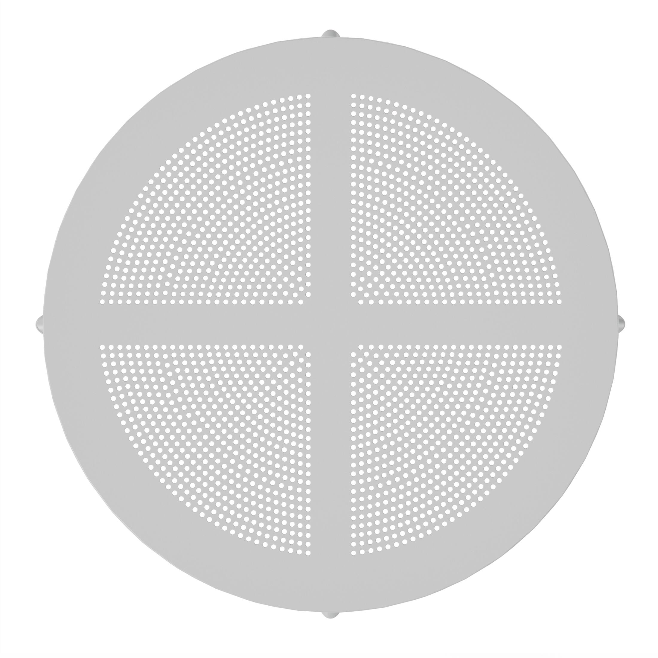 Alt View 2. WestinTrends - WestinTrends Playa 31.5" Round Plastic Outdoor Patio Dining Table for 4 - Gray.