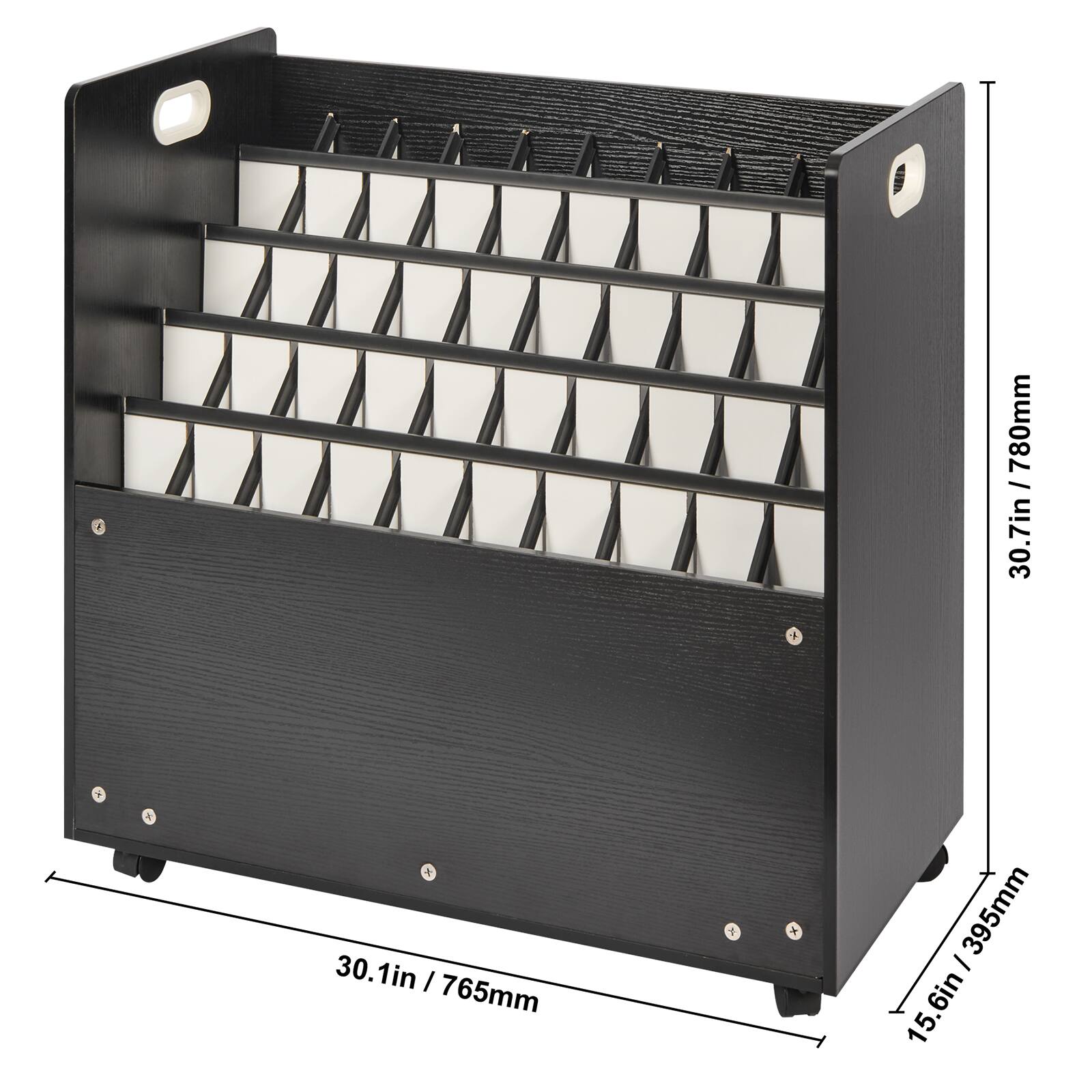 F 30.7in / 780mm  
I V 30.1in / 765mm  
15.6in / 395mm  
395mm  
15.6in  
6in  
15.