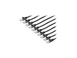 StarTech.com - 6ft CAT6 Cable 10 Pack - Black Snagless RJ45 - 24 AWG Copper Ethernet (N6PATCH6BK10PK)