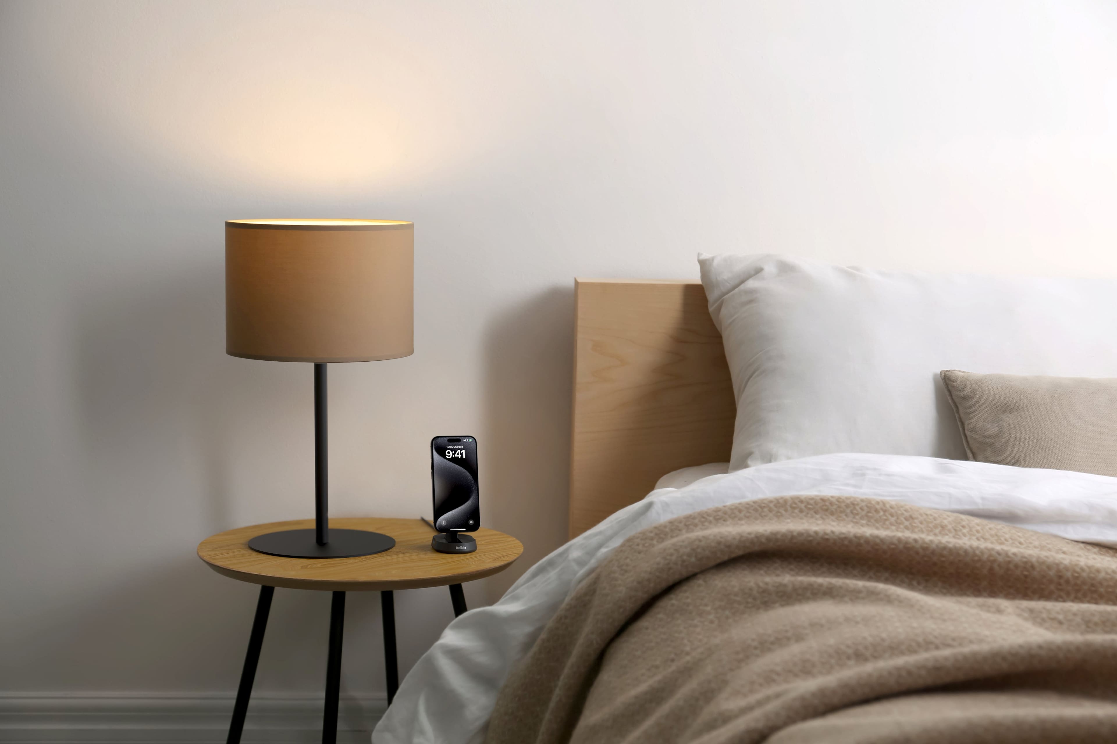 Alt View 14. Belkin - Convertible Magnetic Charging Stand 15W - MagSafe-Compatible Fast Qi2 Charger Apple iPhone, Airpods, & More - Black.