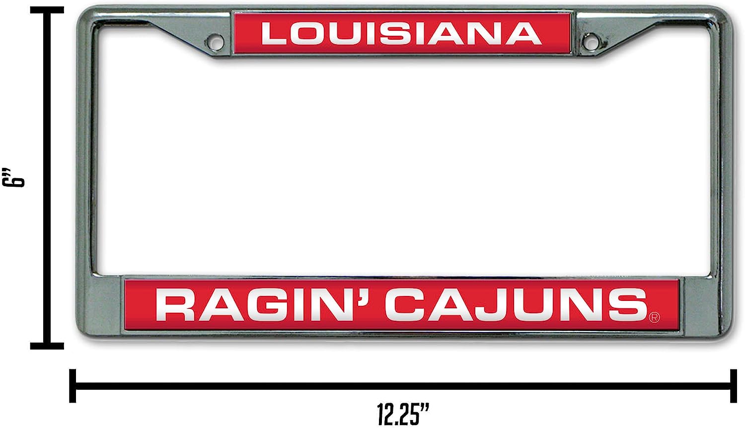6" | LOUISIANA RAGIN' CAJUNS 12.25"