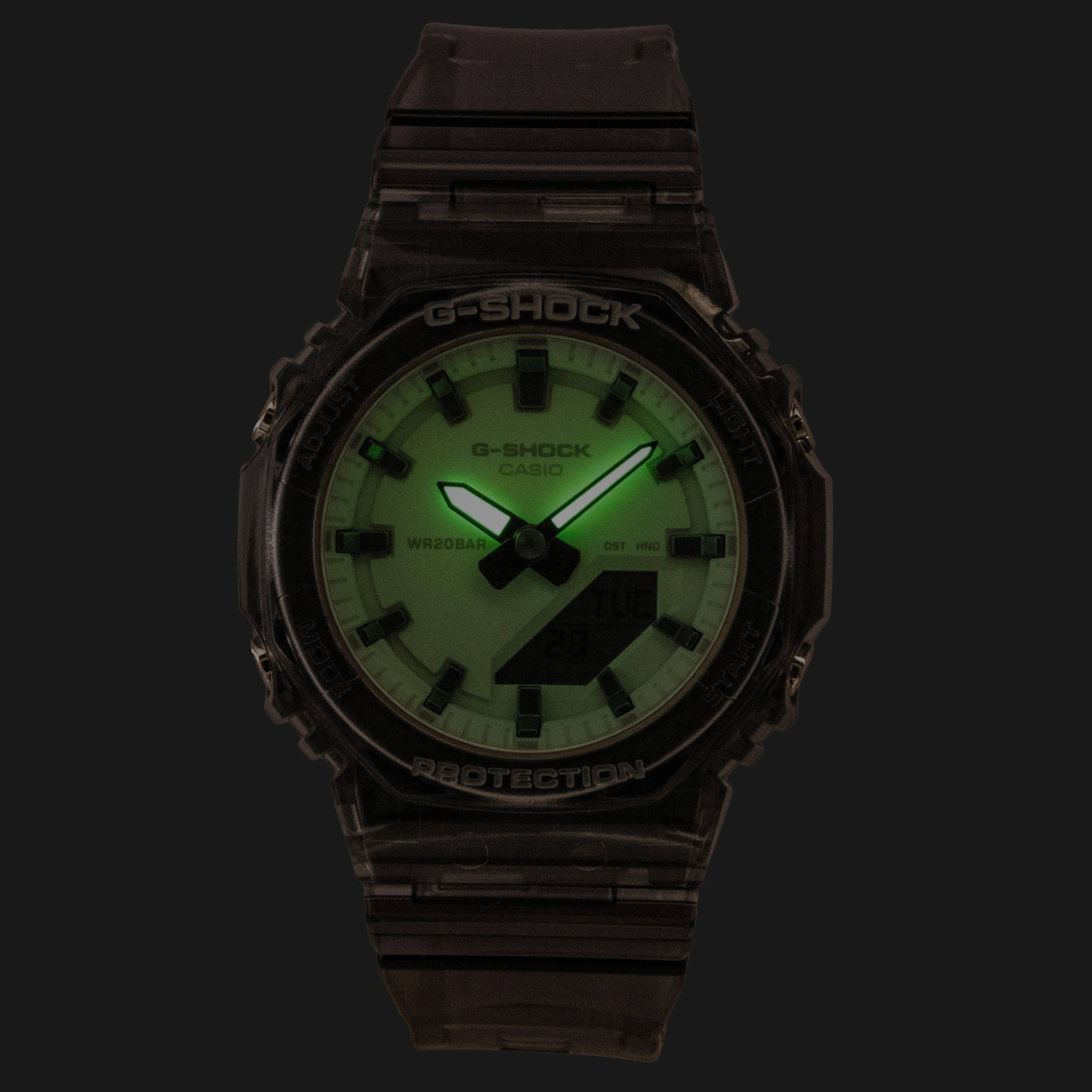 G-SHOCK i ADJUST G-SHOCK CASIO LIGHT WR20BAR OST HND MODE START PROTECTION