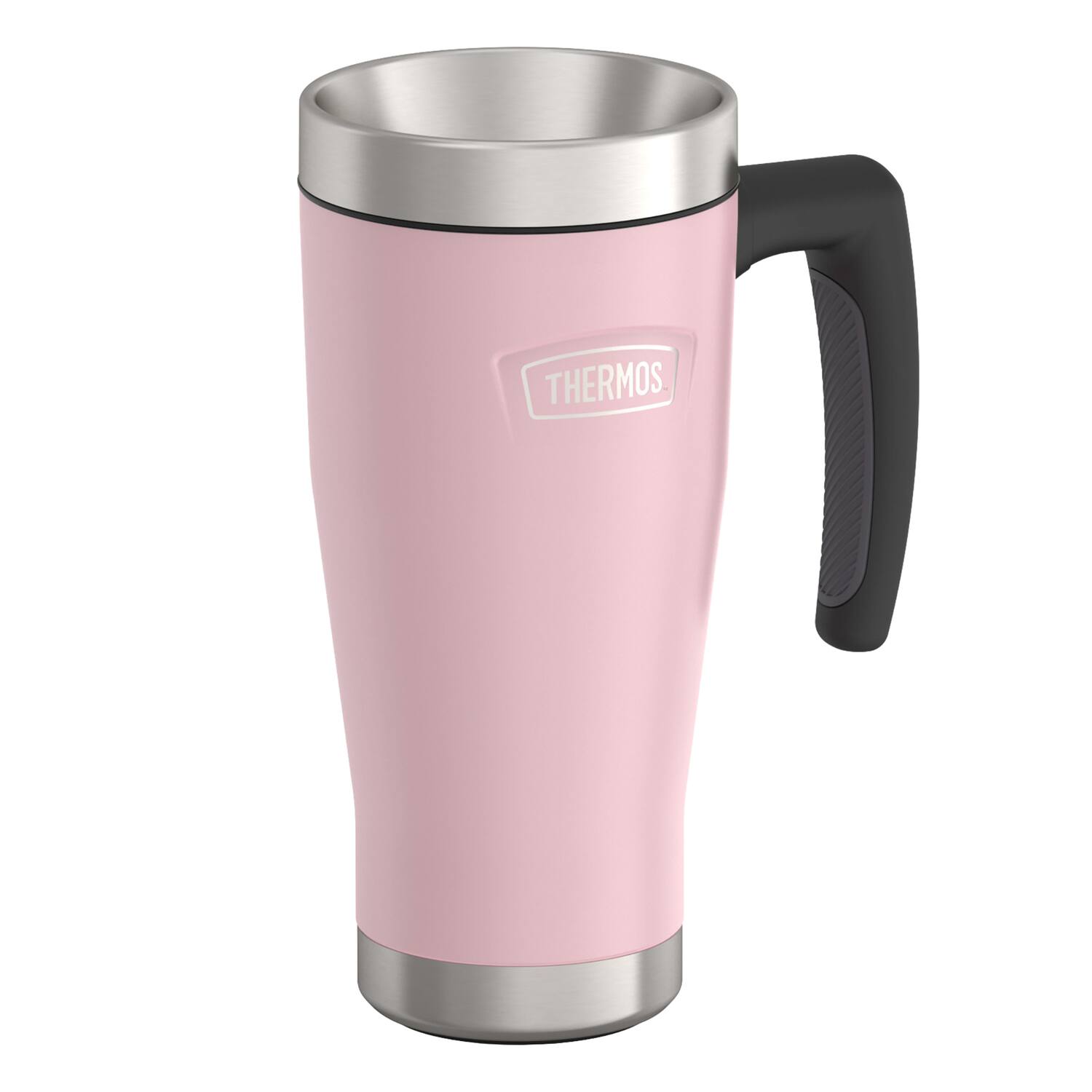 Alt View 2. Thermos - Icon 16-Oz Stainless Steel Mug - Sunset Pink.