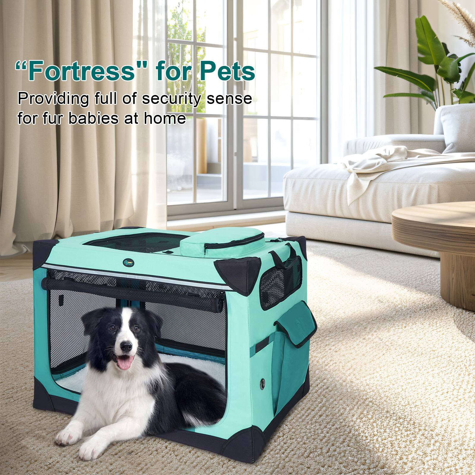 "Fortress" for Pets

Providing full of security sense for fur babies at home