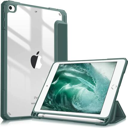 Front. Kitcheniva - Lightweight Hybrid Slim Case For iPad Mini 5 And Mini 4 7.9 Inch Midnight Green - Midnight Green.