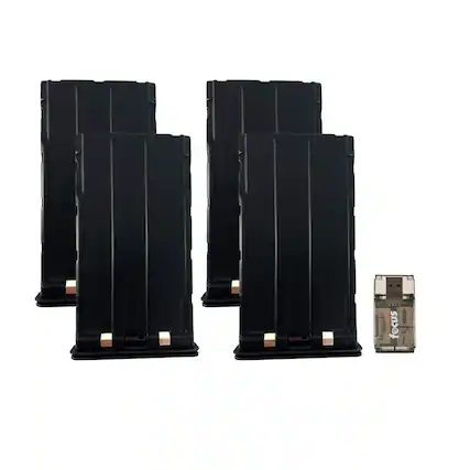 Front. Browning Trail Cameras - Browning Trail Cameras BTC-LPC3 Rechargeable Li-Ion Battery Bundle (4-Pack).