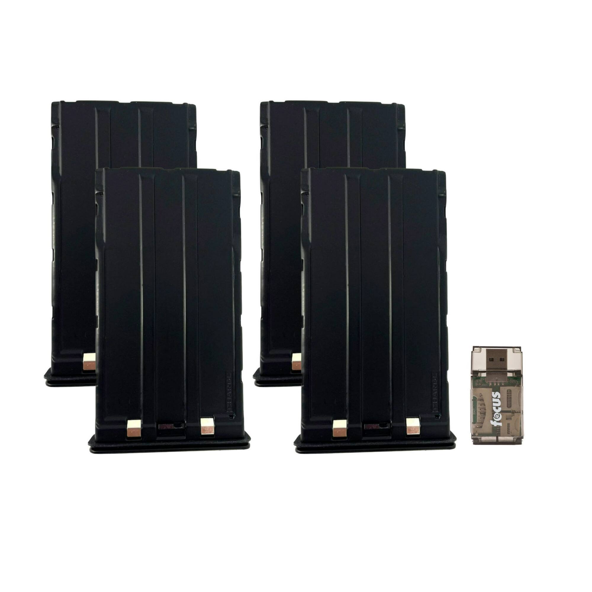 Front. Browning Trail Cameras - Browning Trail Cameras BTC-LPC3 Rechargeable Li-Ion Battery Bundle (4-Pack).