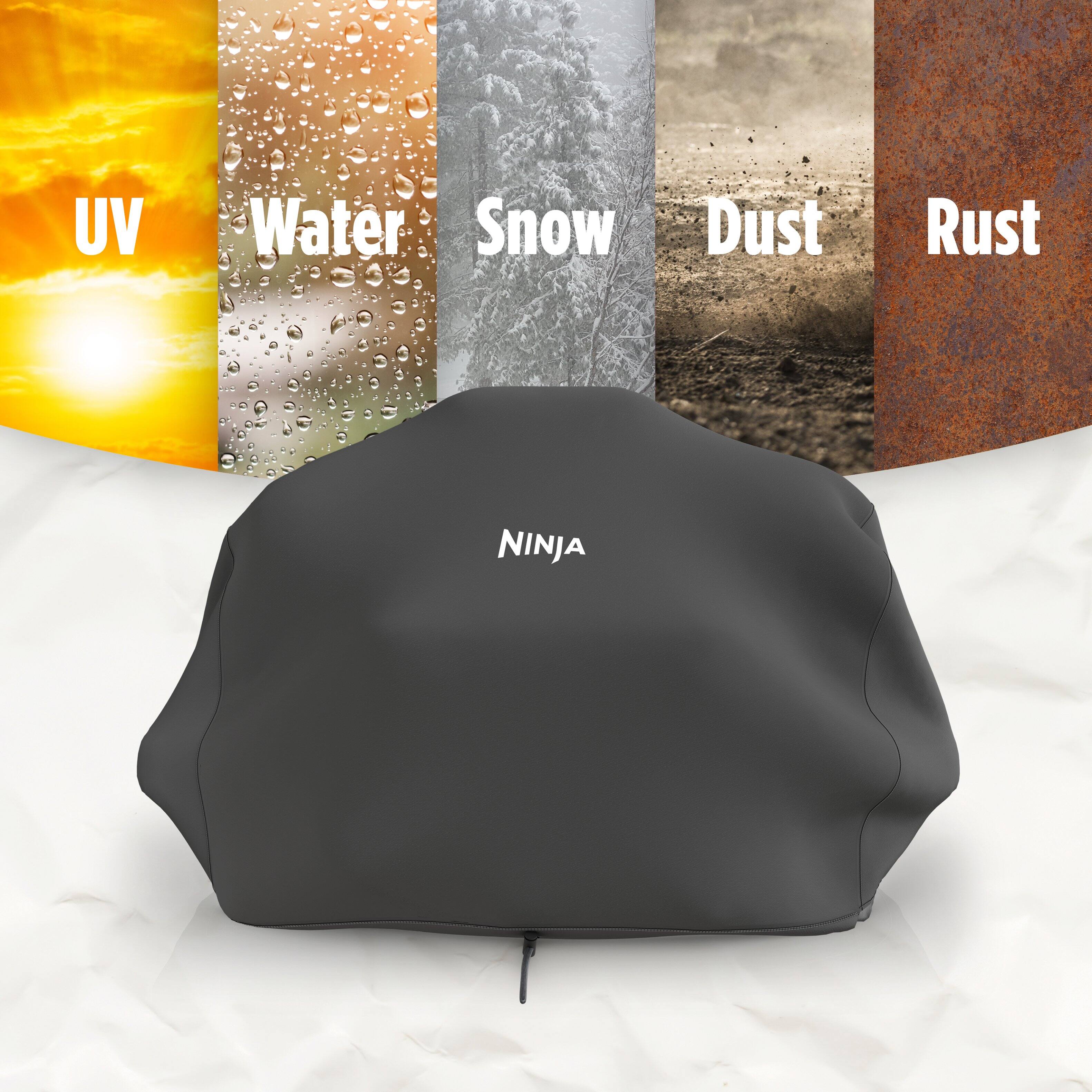 Alt View 14. Ninja - Woodfire Premium Grill Outdoor Grill Cover, Compatible with OG700 Series - Black.