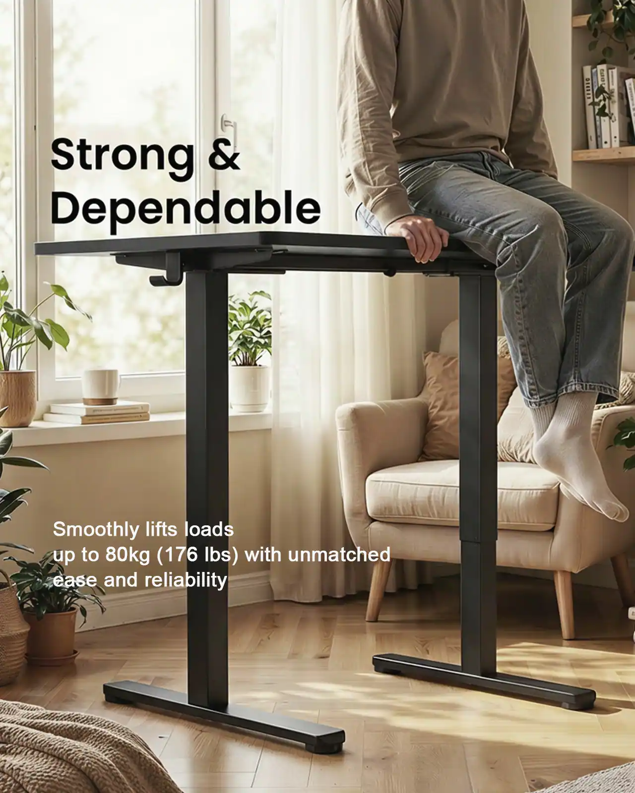 Strong & Dependable

Smoothly lifts loads up to 80kg (176 lbs) with unmatched ease and reliability