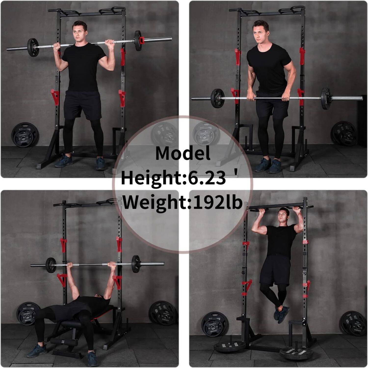 Model
Height: 6.23'
Weight: 192lb