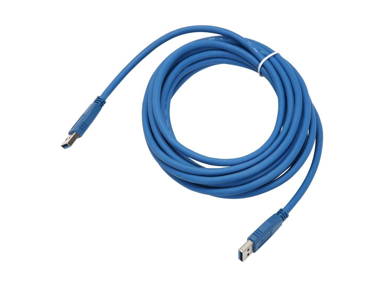 Alt View 1. Nippon Labs - Nippon Labs USB3-15MM 15 ft. Blue 15ft USB 3.0 A Male to A Male Cable 15 feet.