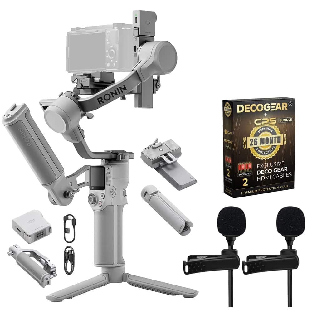 DJI RS4 Mini Combo, Gimbal Stabilizer for Camera w/ Extended