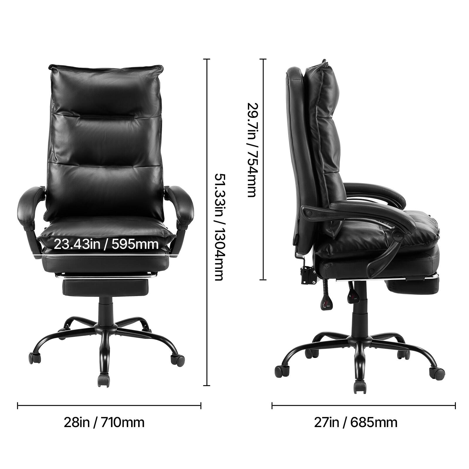- 23.43in / 595mm
- 51.33in / 1304mm
- 28in / 710mm
- 29.7in / 754mm
- 27in / 685mm