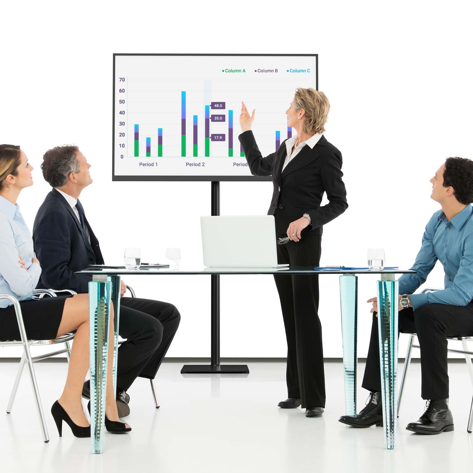 Column A | Column B | Column C  
70 | 50 | 50  
40 | 30 | 48.5  
20 | 75 | 10  

Period 1 | Period 2 | Period 3  

*Column A | *Column B | *Column C