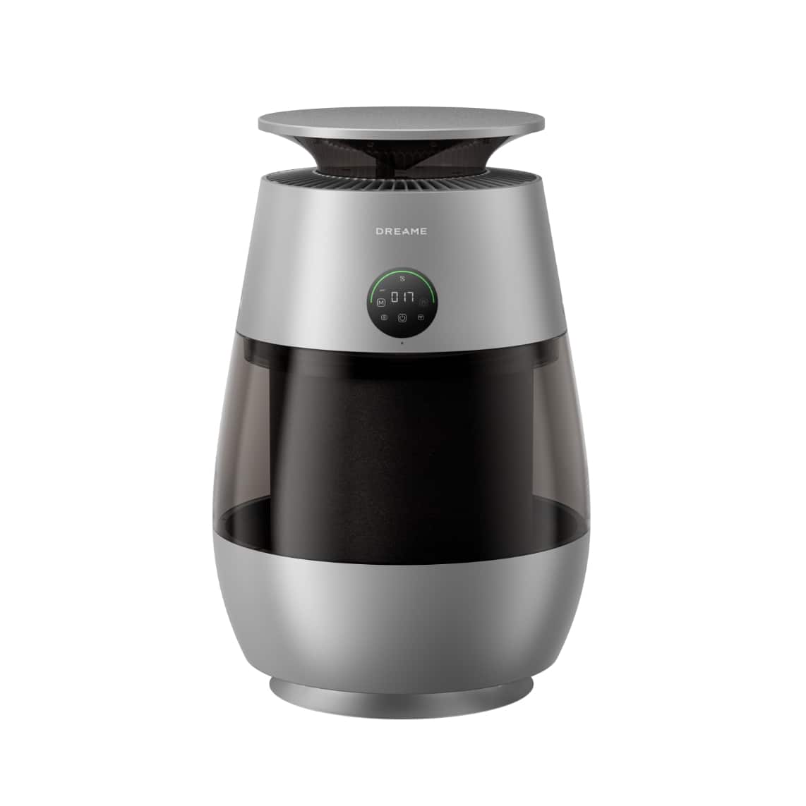 Dreame - Pet Air Purifier AP10 Bundle, Smart Air Cleaner with 360° Visual Collection of Cat Hair, Grey, One more filter - Gray