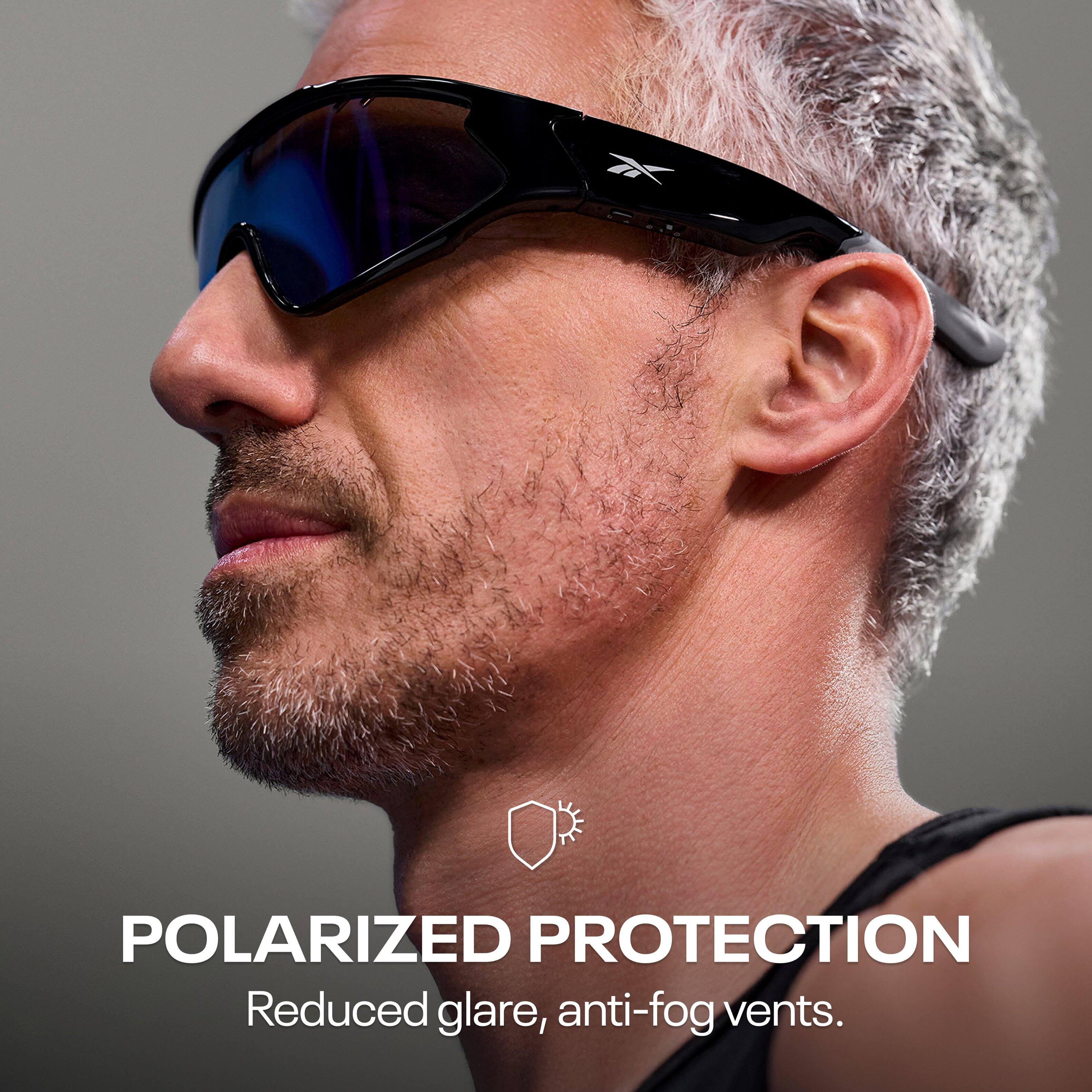 POLARIZED PROTECTION  
Reduced glare, anti-fog vents.