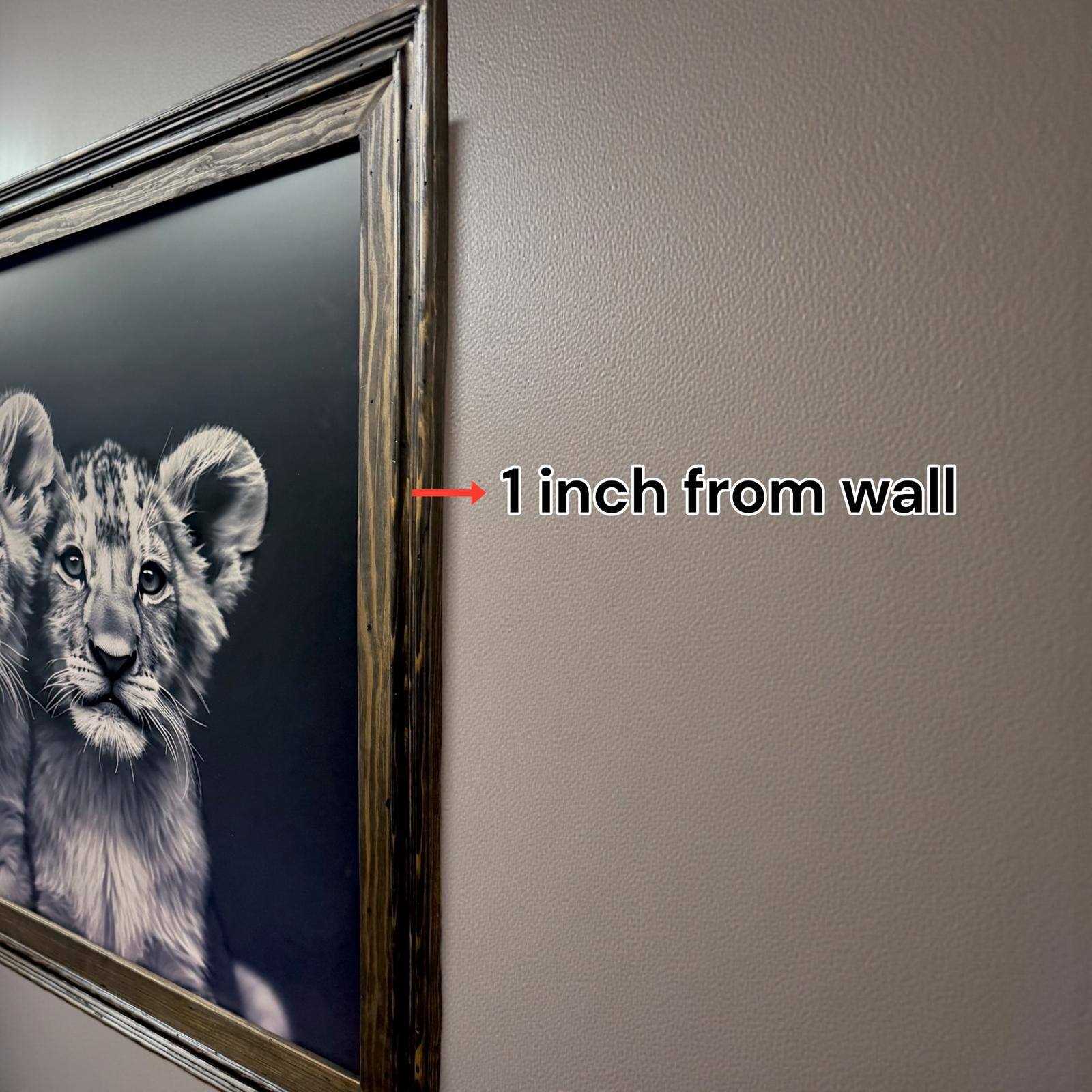 LAREDO FRAME FACTORY 75 inch Handmade Tv Frame For TCL A300W