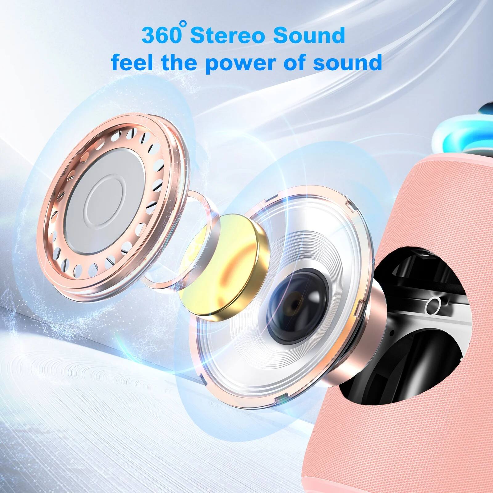 360° Stereo Sound  
feel the power of sound
