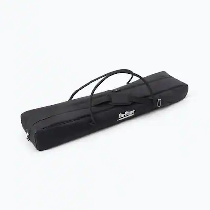 Front. On Stage Stands - On-Stage SSB6500 Speaker Stand Bag (Storage and Transportation for Portable PA, Lighting, and Mic Stands or Drum-Kit - Black.