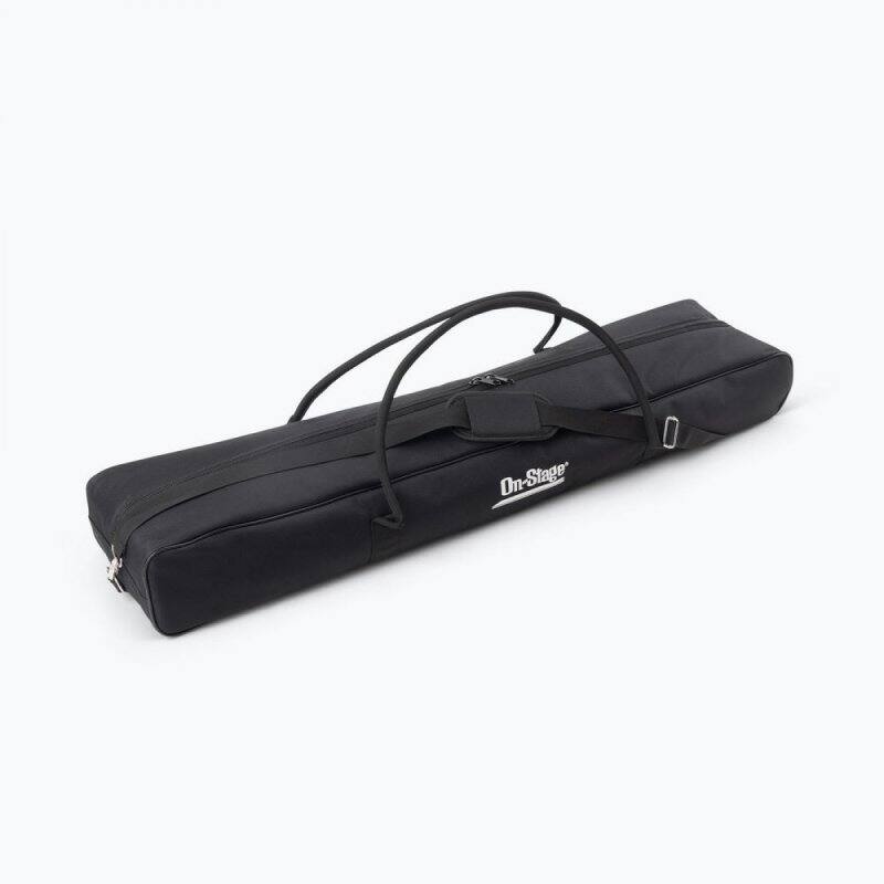 Front. On Stage Stands - On-Stage SSB6500 Speaker Stand Bag (Storage and Transportation for Portable PA, Lighting, and Mic Stands or Drum-Kit - Black.