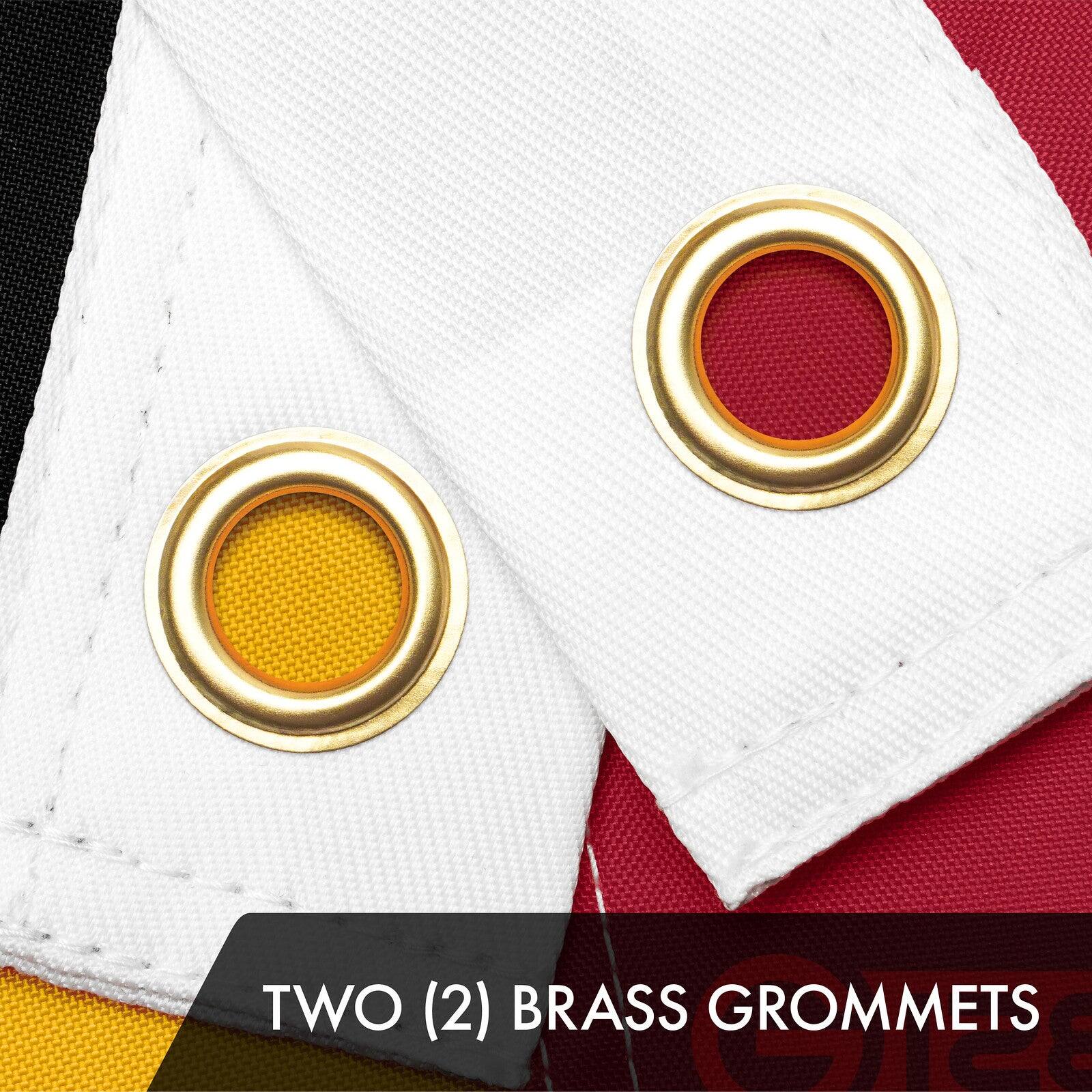 TWO (2) BRASS GROMMETS