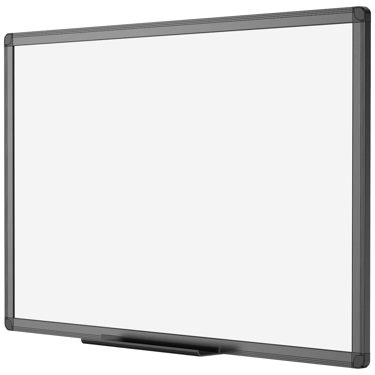 Stylel Star - Magnetic Dry Erase White Board 36 X 24 Inches Black Aluminium Frame What You Get Magnetic whiteboard with Overall size