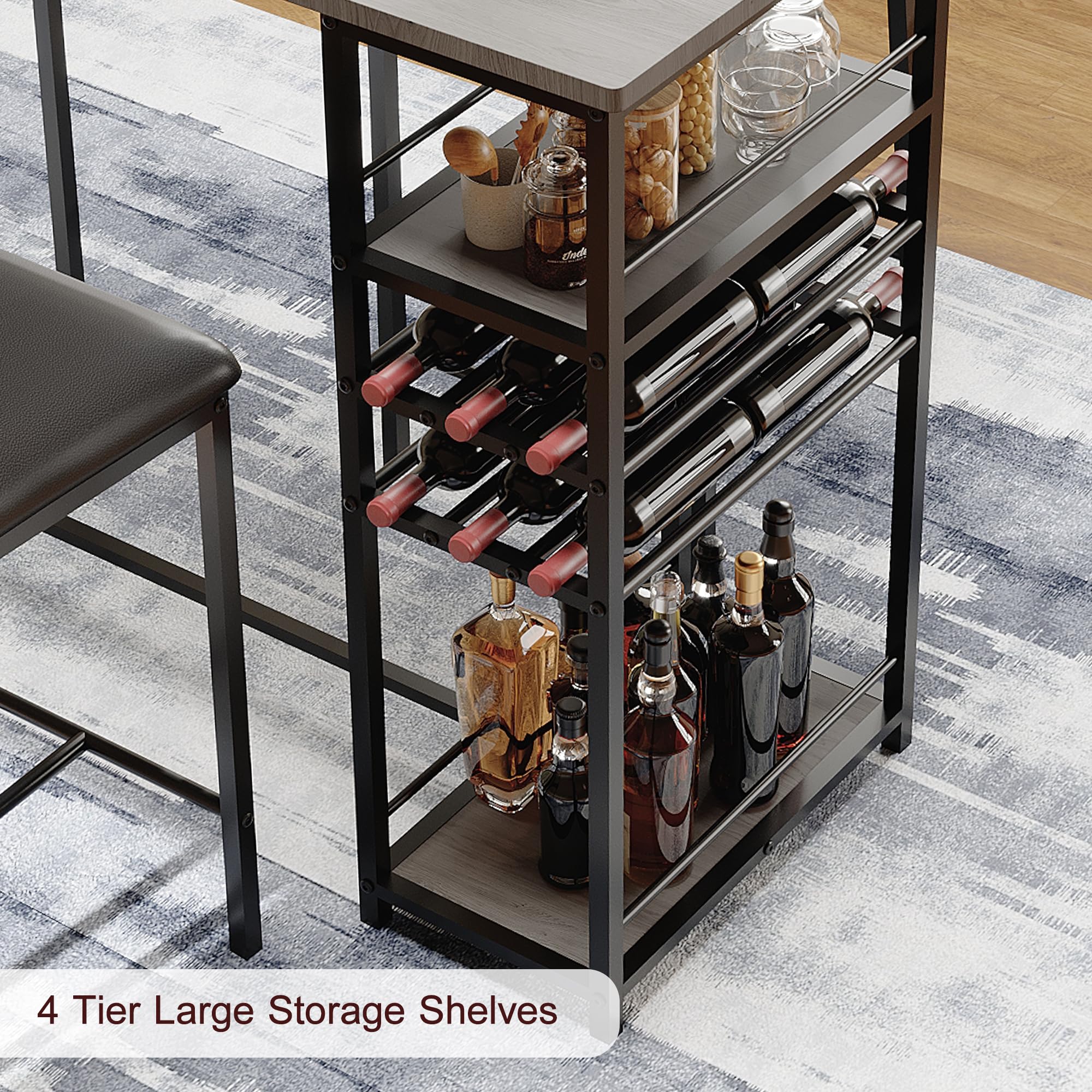 4 Tier Large Storage Shelves