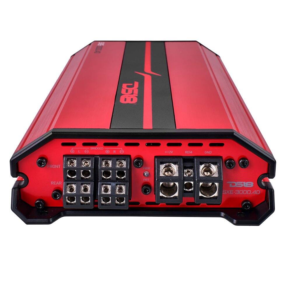 D518  
L  
BRIDGED  
R  
+12V  
REM  
GND  
FRONT  
PWR  
REAR  
PRT  
D518 SXE-3000.4D
