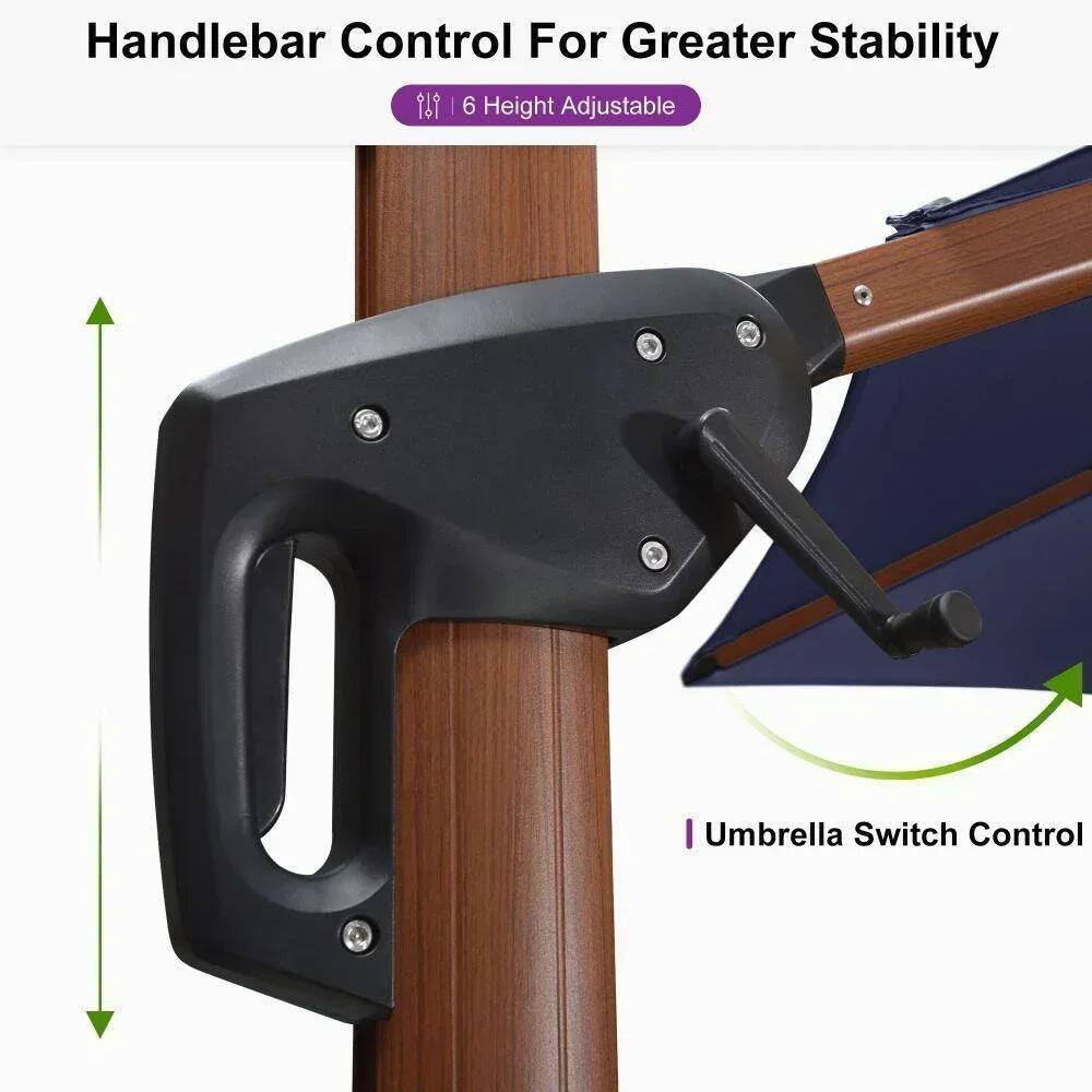 Handlebar Control For Greater Stability  
6 Height Adjustable  
Umbrella Switch Control