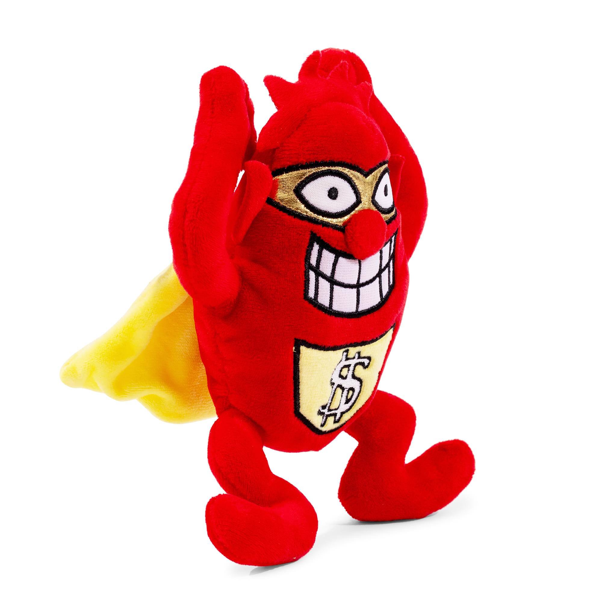 Alt View 1. Imagination Gaming - Press Your Luck 8-Inch Whammy Plush - Red.