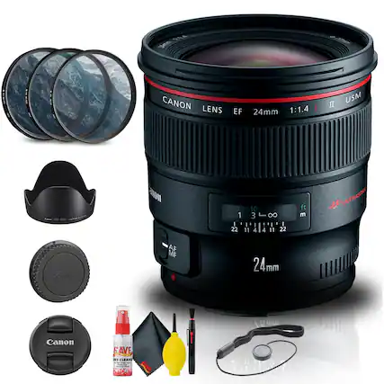 CANON LENS EF 1:1.4 L 24mm II USM
IK mon 3 1 I 22 10 3 8 - I 1 I 11 4 4 11 22 ft m d
ULTRASONE Camou AF MF 24mm
Canon SAVE O NS CLEAR
Pd KAVE 22 SS L
Y Clliza I I I - 1 3 DO E