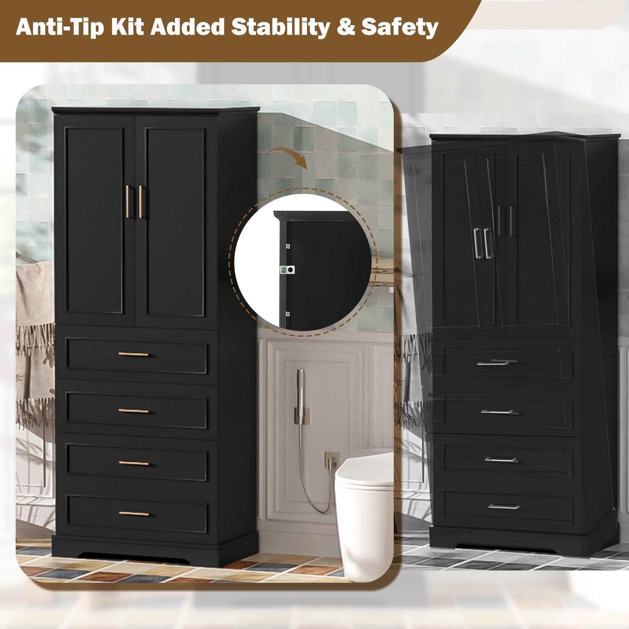 Anti-Tip Kit Added Stability & Safety