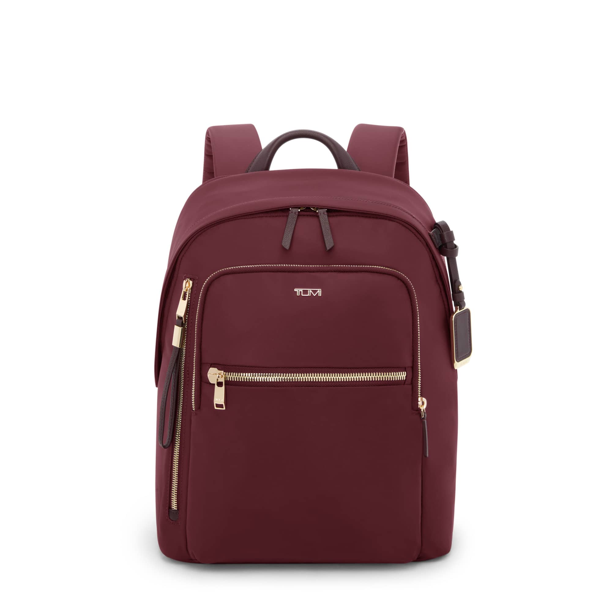 TUMI - Voyageur Halsey Backpack - Wine - Front_Zoom