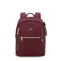 TUMI - Voyageur Halsey Backpack - Wine - Front_Zoom