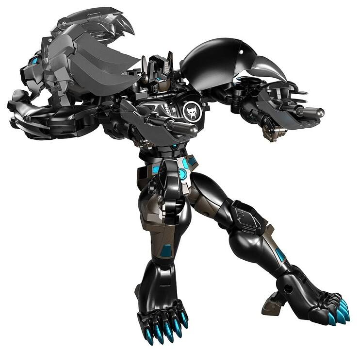 Alt View 6. Transformers - MP-48+ Dark Amber Leo Prime | Transformers Masterpiece.