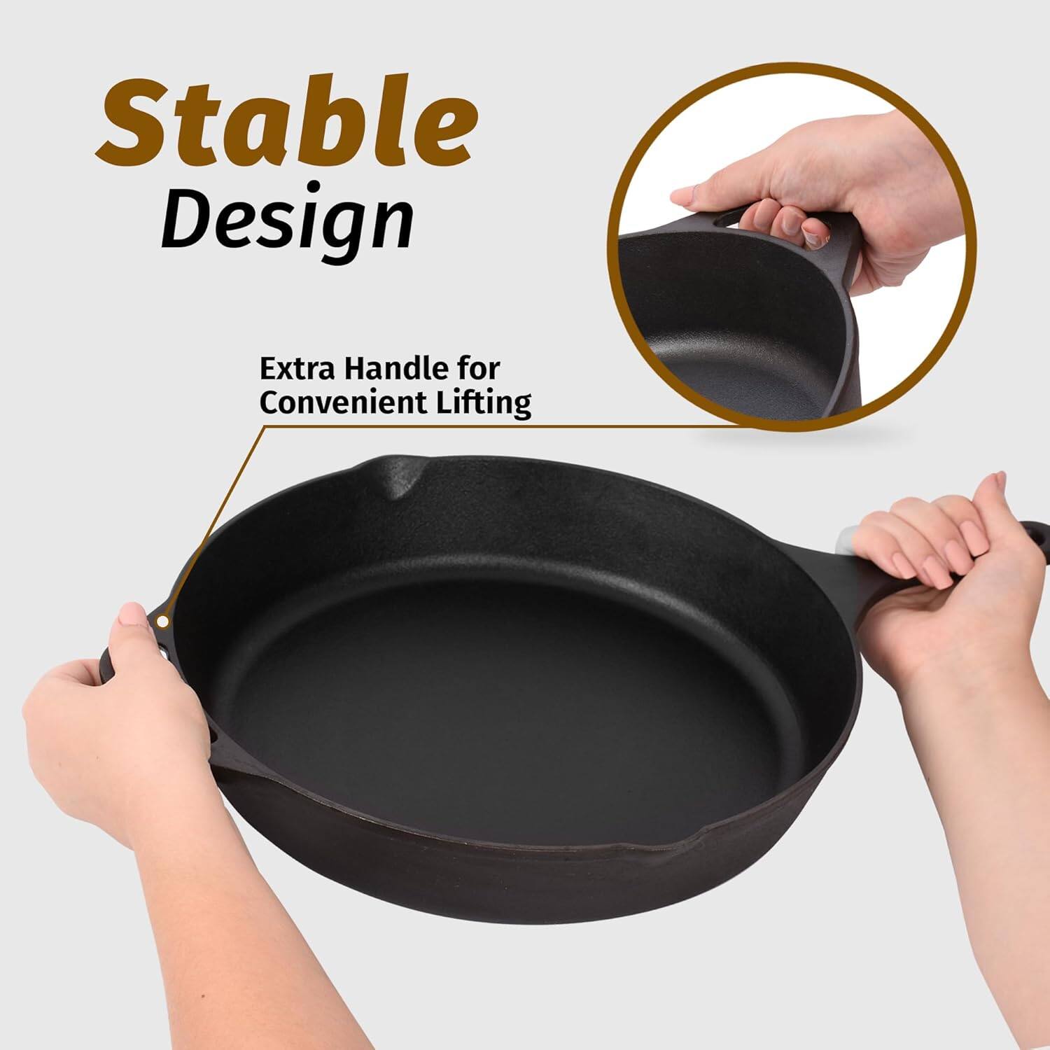 Stable Design

Extra Handle for Convenient Lifting