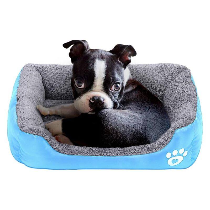 Alt View 1. Smart Pet Toys - WATERPROOF LINER PET BED - Blue.