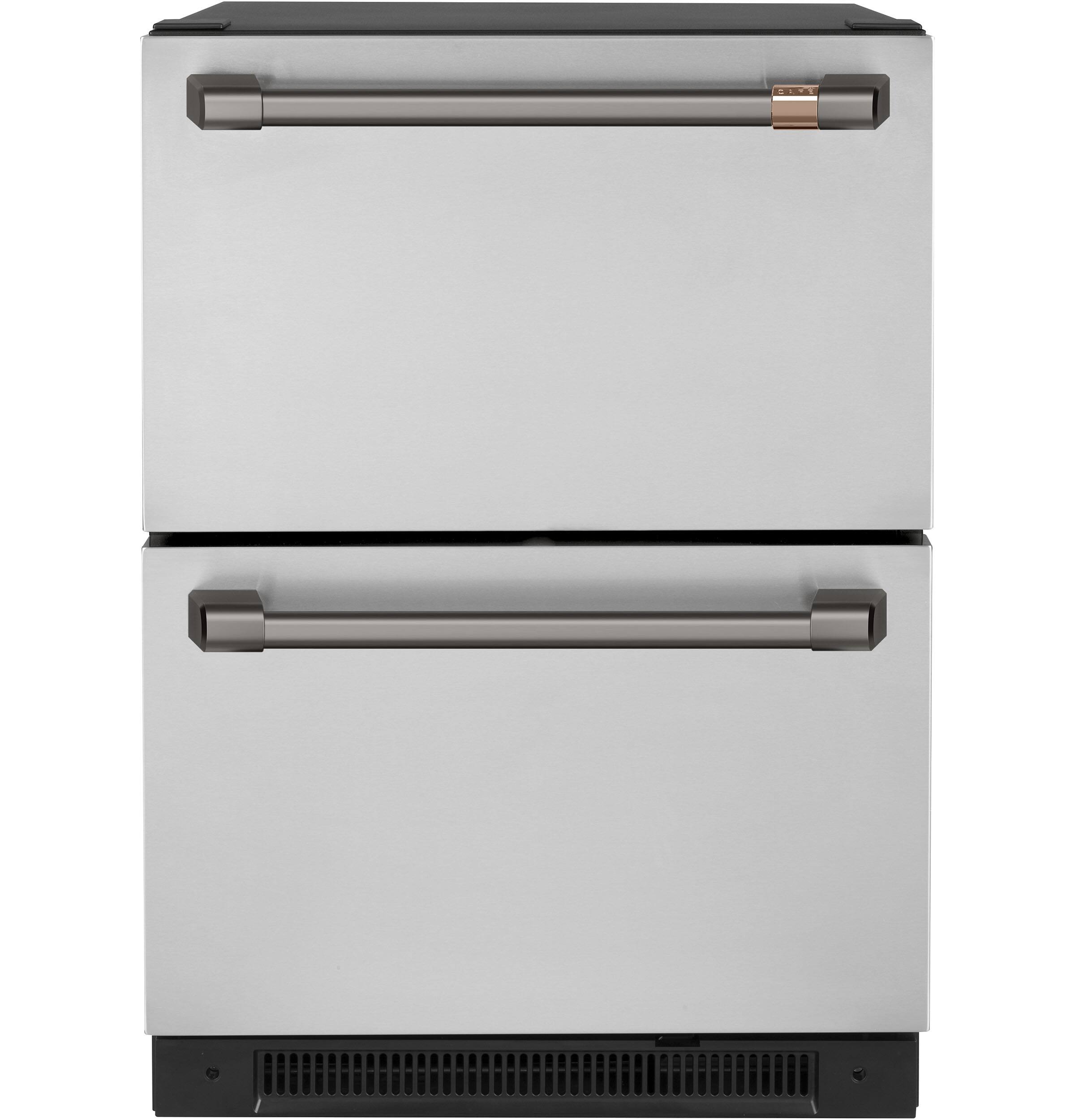 Alt View 25. Café - 5.7 Cu. Ft. Built-In Dual-Drawer Refrigerator - Stainless steel.