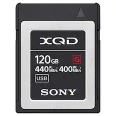 XQD
120GB
R: 440 MB/s
W: 400 MB/s
USB
SONY