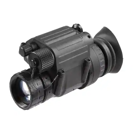 Front. AGM Global Vision - AGM Global Vision NW1 Gen 2+ Night Vision Monocular, Helmet-Mountable, Black - Black.